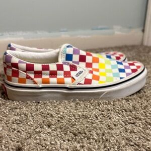 Vans Kids Multicolor Checkerboard Sneakers